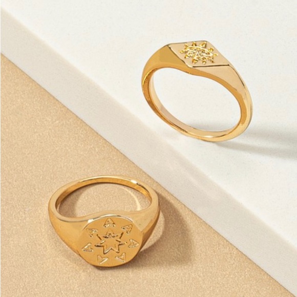 Signet ring set - Picture 2 of 5